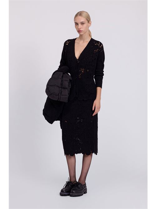D49EO028E58MF099 WOOL LACE SKIRT Ermanno Firenze | D49EO028E58MF099